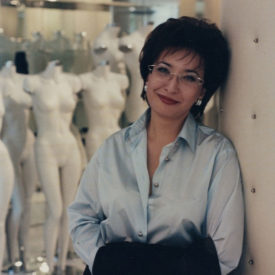 Leila Khrapunova, boutique Gianfranco Ferré, Almaty,1999