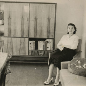 Интерьер 60-х годов с мебелью производства ГДР Поселок Асу-Булак, 1964 г.