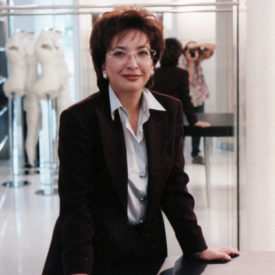 Leila Khrapunova, boutique Gianfranco Ferré, Almaty,1999