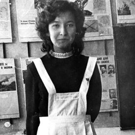 School student, aged 15, the city of Jambul (Taraz) ,1974