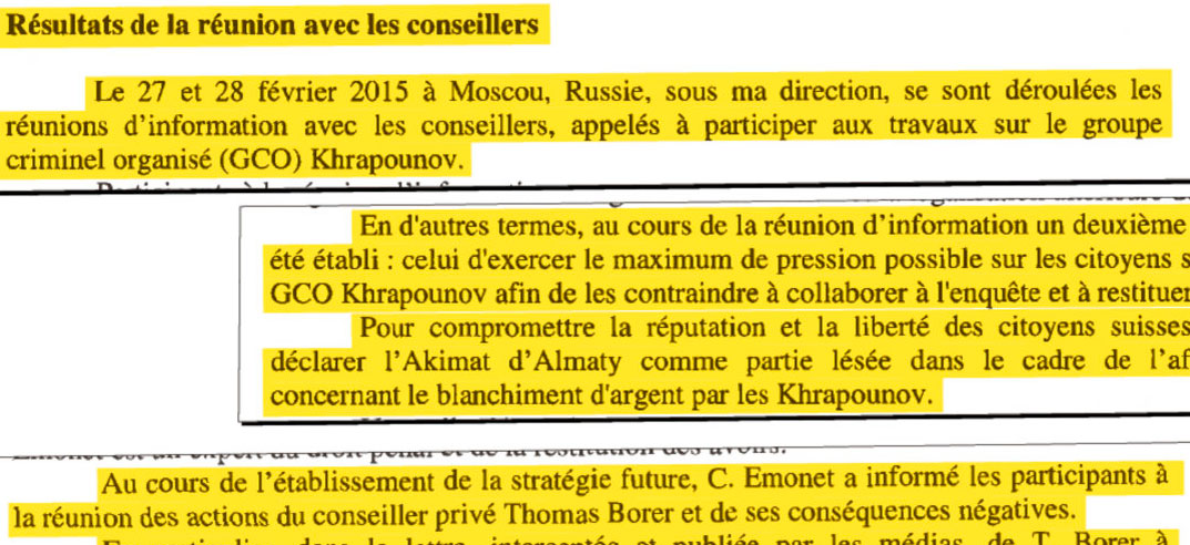 Après avoir échoué à faire pression sur Berne, la justice kazakhe change de tactique pour rattraper Viktor Khrapunov, accusé de détournement de fonds publics. Une nouvelle stratégie visant à exercer «un maximum de pression» a été mise en place à Moscou Le Kazakhstan ne lâchera pas sa proie. Après avoir engagé le lobbyiste Thomas Borer […]