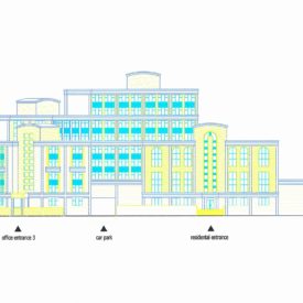 Проект строительства Апартотеля с Торгово-Развлекательным Центром на ул. Пермитина г. Усть-Каменогорск, Восточно-Казахстанская область