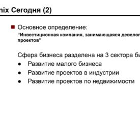 Инвестиционный профиль Холдинга Phoenix