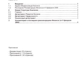 Рабочий процесс с подрядной иностранной компанией по модернизации бизнеса Холдинга Phoenix