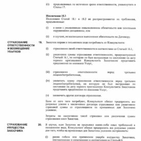 Типовой договор между заказчиком и консультантом на оказание услуг