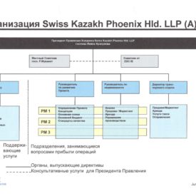 Организация Холдинга “Swiss Kazakh Phoenix Hld LLP”